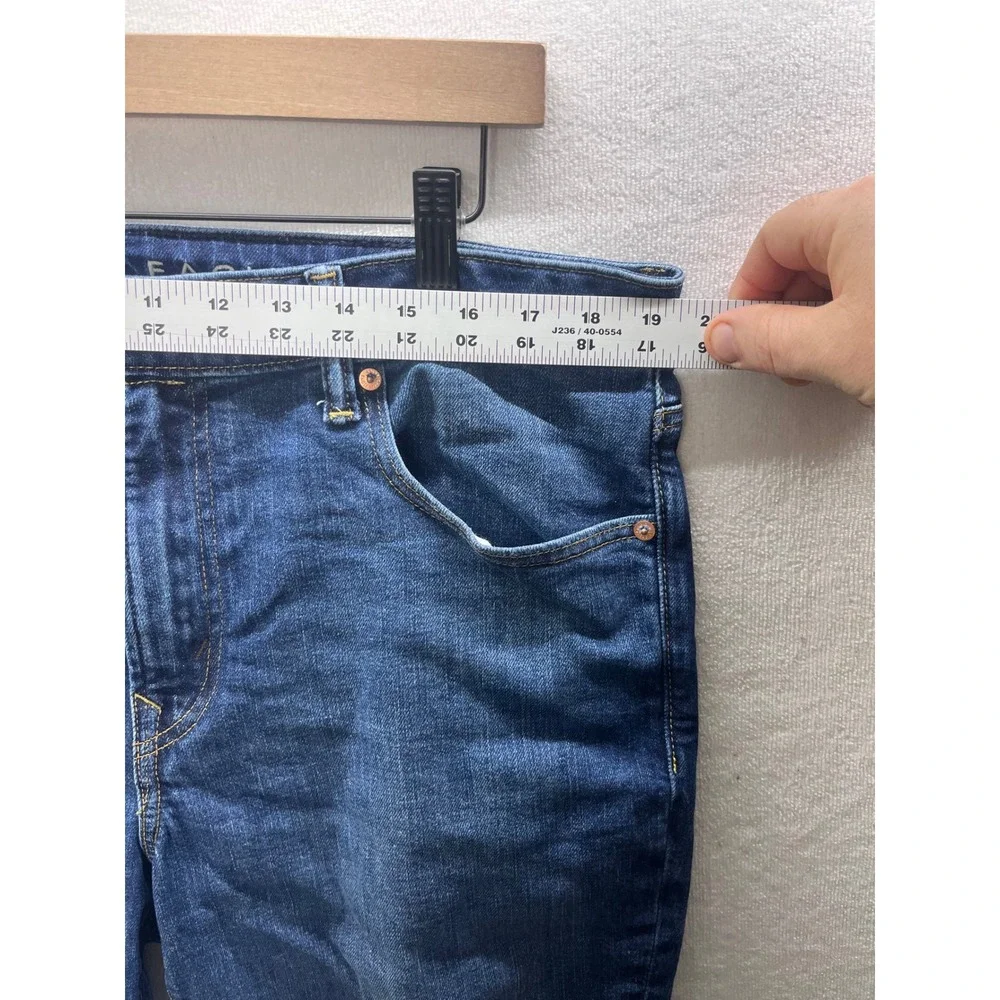 American Eagle Slim Straight Jeans Mens 36x32 Blue Airflex+ Denim 3306